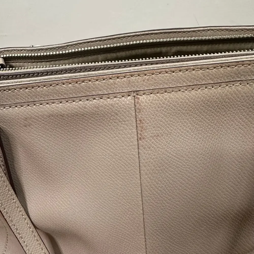 Coach Christie Carryall Tan Purse Satchel Crossbody Handbag